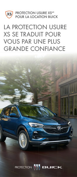 Brochure sur l’usure de Buick XS